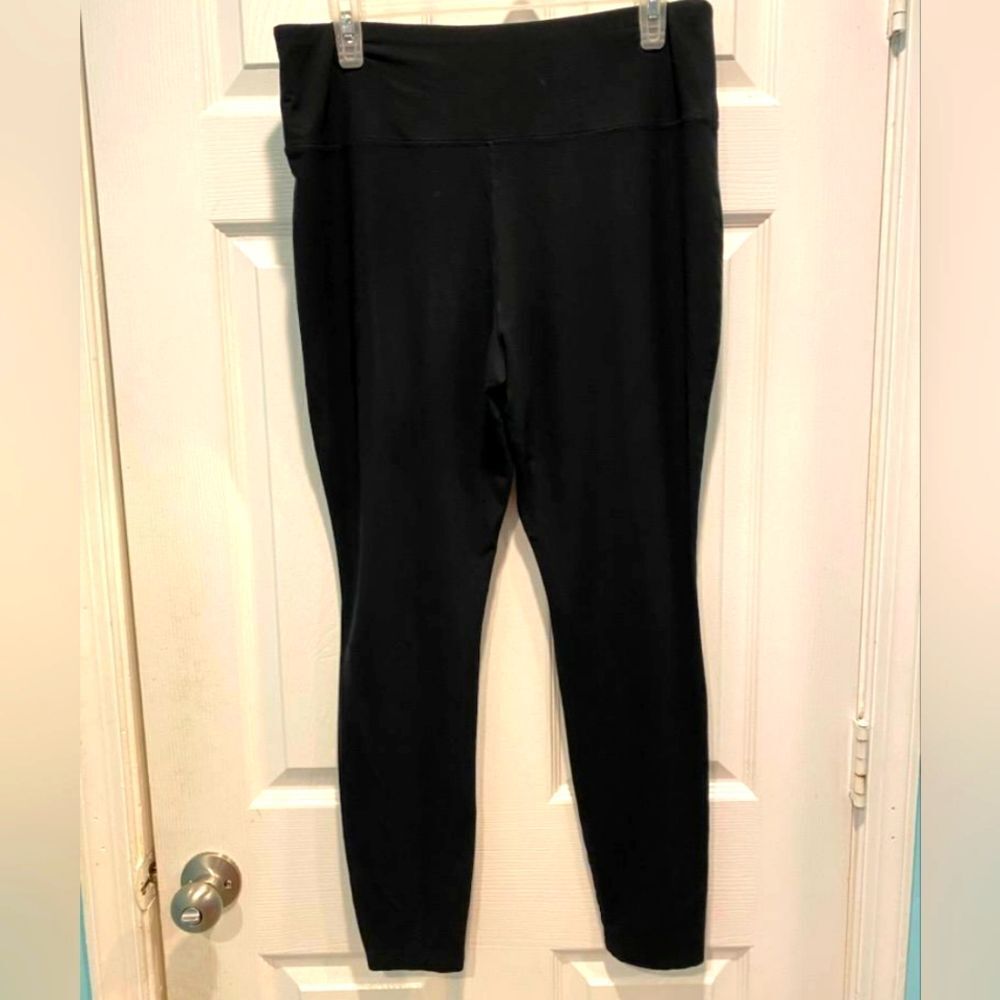 J. Jill Wearever Collection, Smoothfit Ankle Leggings, Women's Sz M, Black.